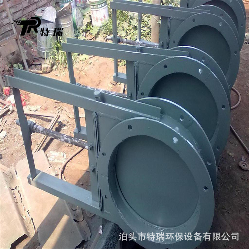 平板闸阀400*400手动 气动闸板阀  手轮插板阀 螺旋插板门