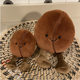Cross-border Creative Simulation small size Coffee Bean Doll Plush Toy Doll Small Ornaments Cloth Doll Gift for Boys and Girls