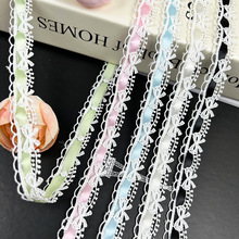 洛丽塔发带装饰水溶刺绣蝴蝶结蕾丝diy娃衣花边裙边手帐辅料