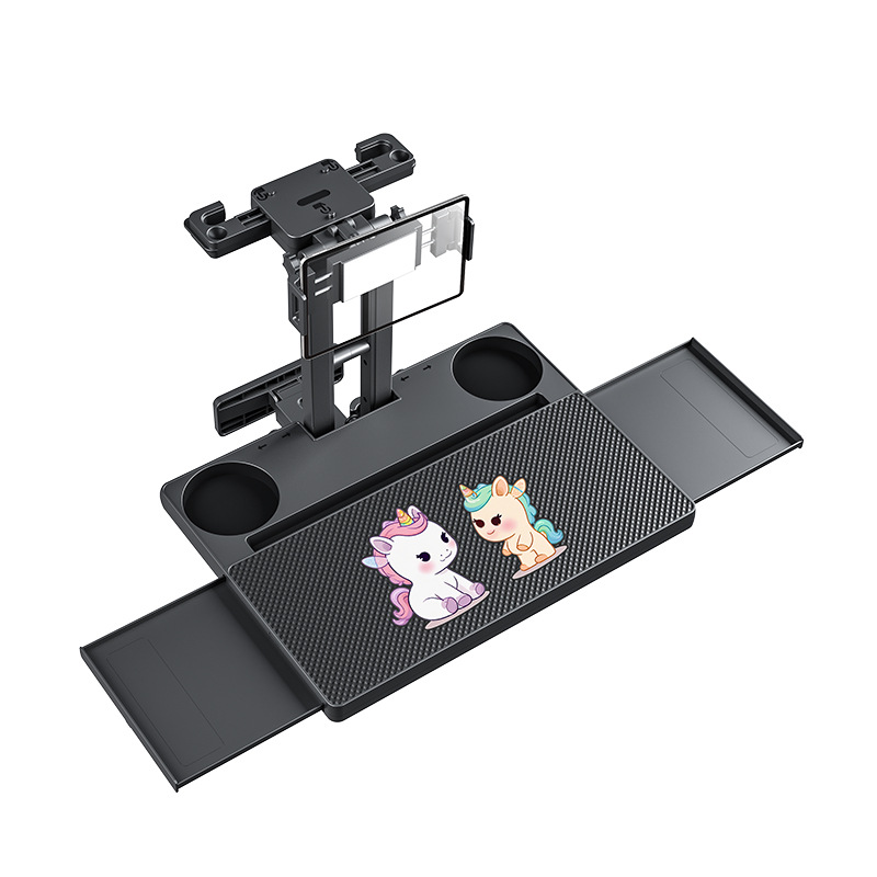 Qìchē – Anti-slip Car Tray Car table board - a16-pink-pony-bracket-style
