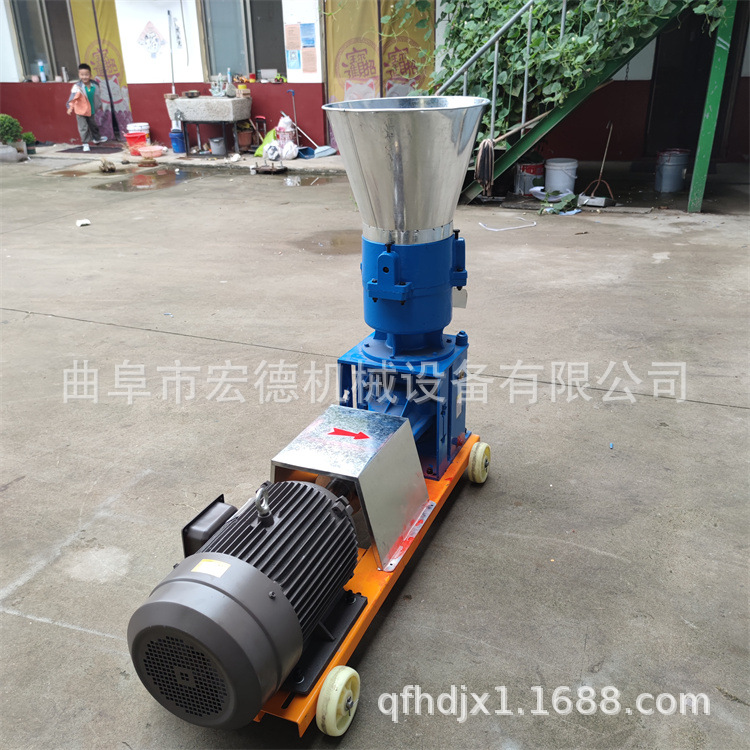 饲料颗粒机 260型家用鸟饲料颗粒机 养殖用饲料压粒机