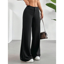 Q 36417 Women's high waist wide leg pants Ůʿ�������ȿ�