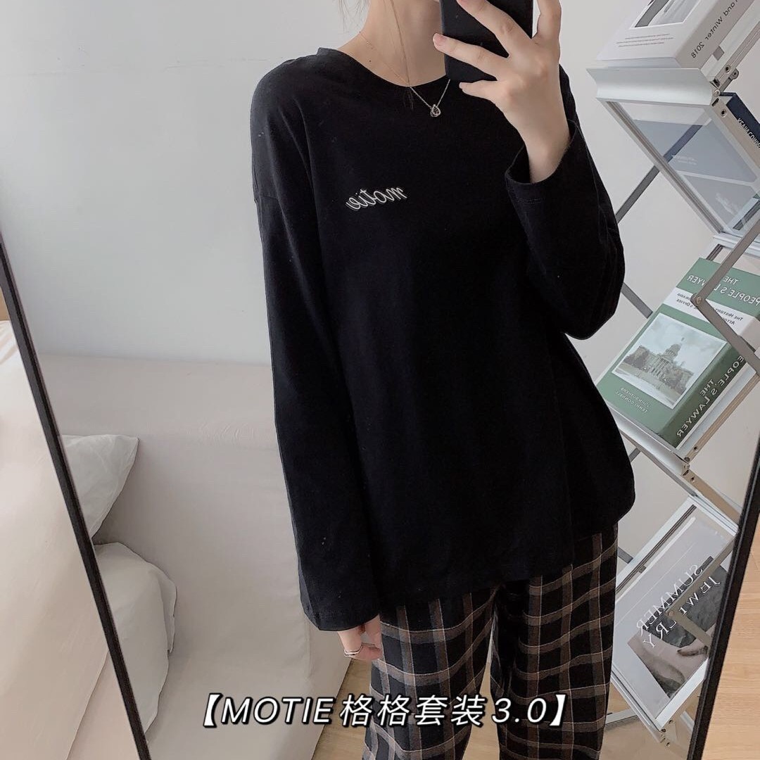 Internet celebrity Gege pajamas women's suit 2023 spring and autumn Korean style loose trousers long sleeve home wear suit women's pajamas