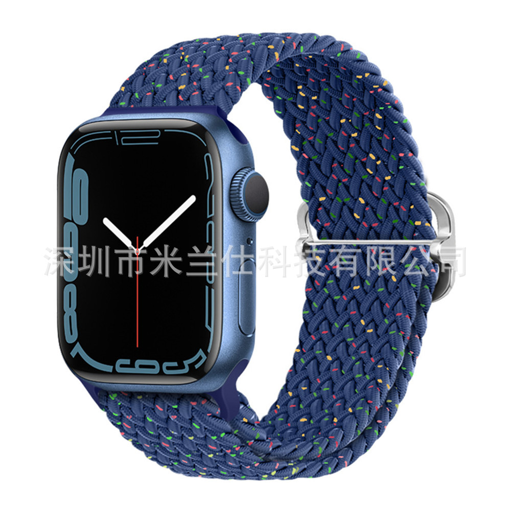 Nylon tejido para Apple iwatch456789 Apple ultra2 hebilla deslizante elástica S9 correa de reloj fabricante