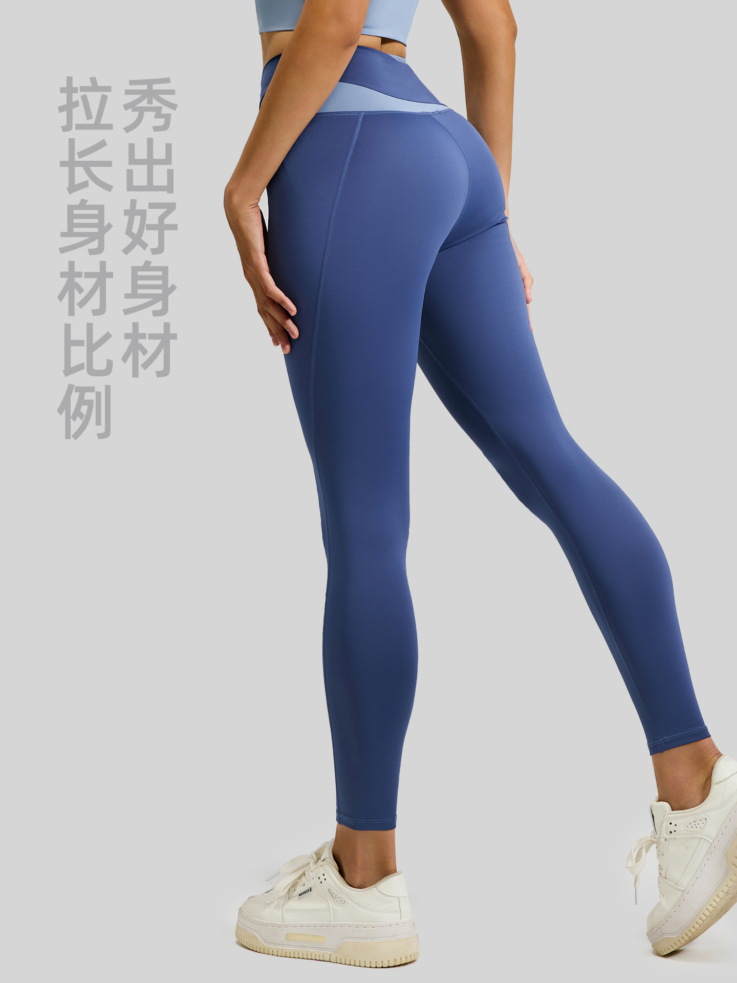 Pantalones de yoga Juyitang transfronterizos europeos y americanos de cintura alta, moldeadores y levanta glúteos, leggings deportivos para fitness y running para mujer