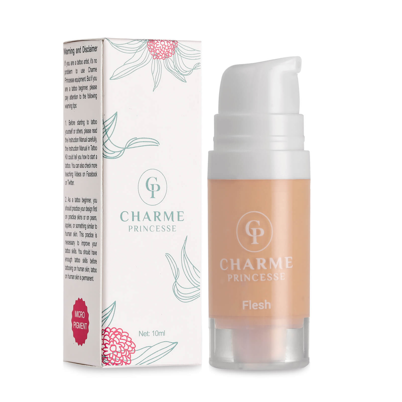 Bordado dragón tatuaje ceja Pigmento color Leche Nuevo tatuaje bordado pigmento belleza pupila línea tatuaje Pigmento de labios fácil de colorear blanqueamiento Pigmento de labios