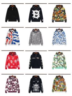 �羳25FW �W�����^Zip Hoodie��ͨ��ĸӡ������l��ѝ��Ů�Բ��B