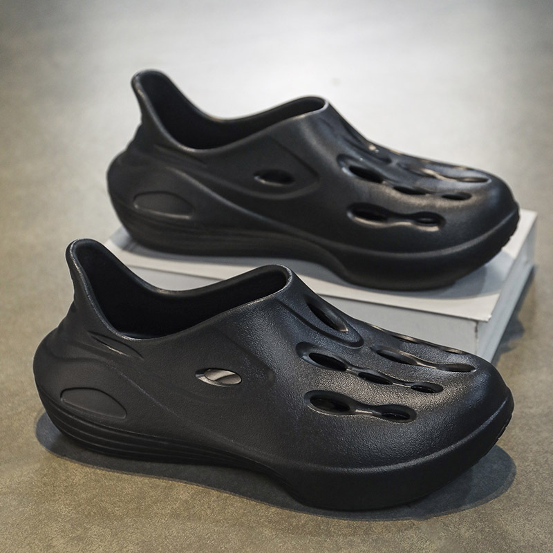 Zapatos para hombres de verano nuevo tipo de soleas gruesas resistentes al desgaste casero al aire libre zapatillas de playa transpirables image 3
