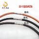 European and American style high quality genuine cowhide pendant necklace rope jewelry Crystal lanyard diy jewelry accessories new hot sale