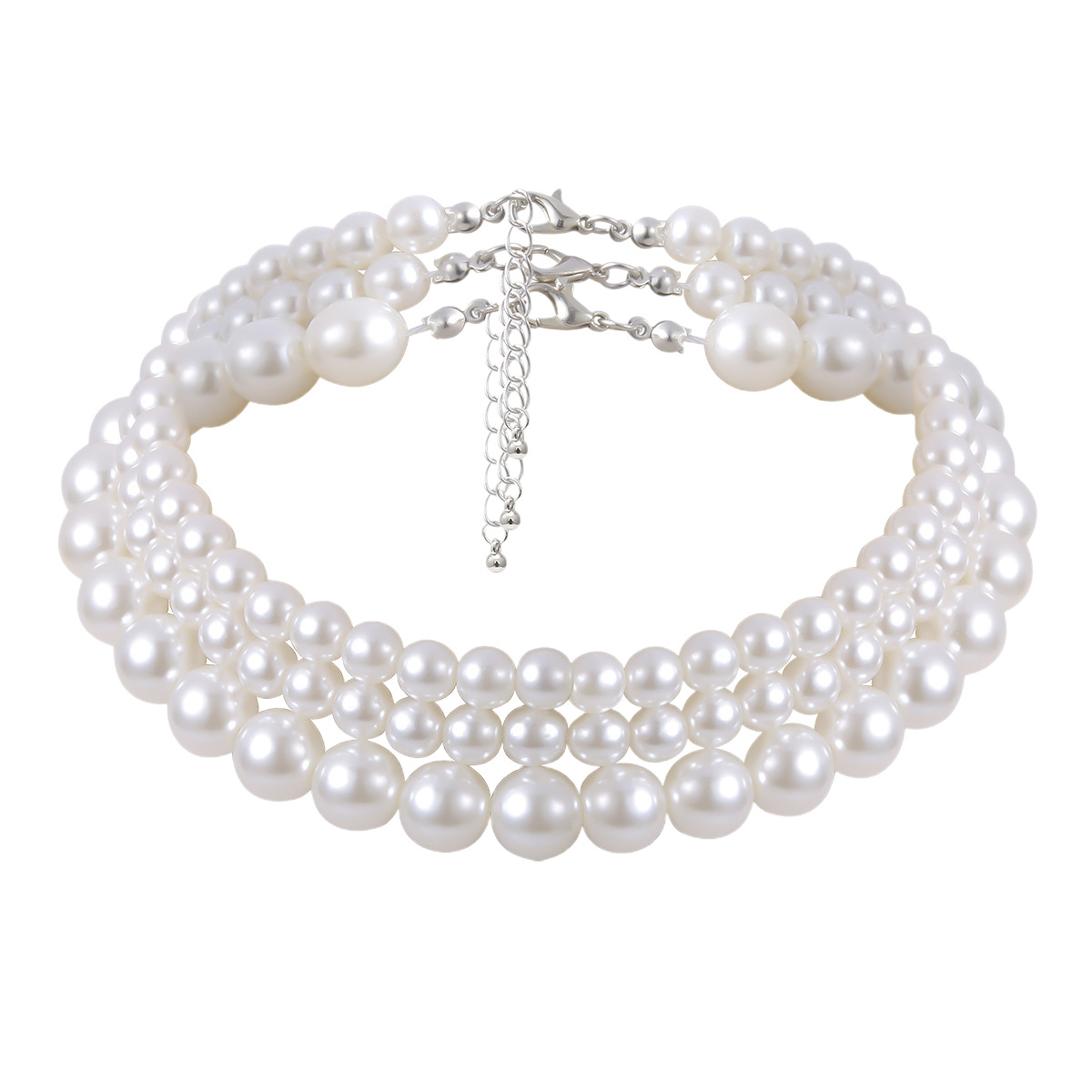 Gargantilla con perla barroca elegante bañada en oro y plata_voghion.com