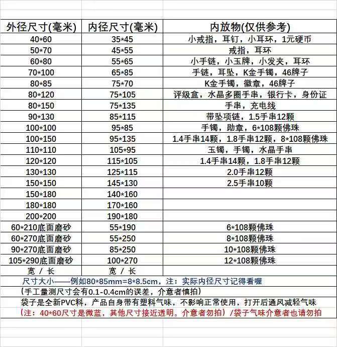 Estilo delgado de seda transparente-26; 4*6