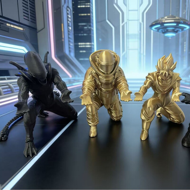 Creative 3D Printed Phone Stand, Expert in Defusing Bombs/Aliens/Wukong/Ninja Designs, Desktop Ornament, Trendy Toy Creative 3D Printed Phone Stand, Expert in Defusing Bombs/Aliens/Wukong/Ninja Designs, Desktop Ornament, Trendy Toy