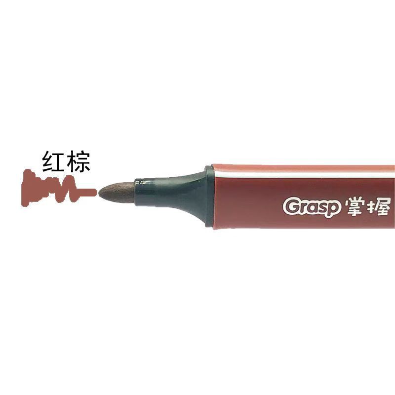 正品の単色のばら売りの三角棒の水彩ペンの大容量の黒色の黄色の大きい赤の緑のピンクの紫色の青い茶色を掌握します。|undefined