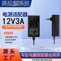 12V3A 電源アダプタ監視美容機器 LCD ディスプレイ電源壁プラグ 36 ワット安定した電圧