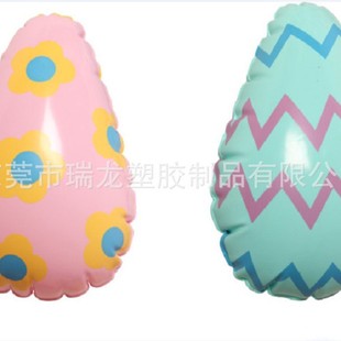 Make pvc inflatable full plate printing egg tumbler ornaments children play tumbler inflatable egg
