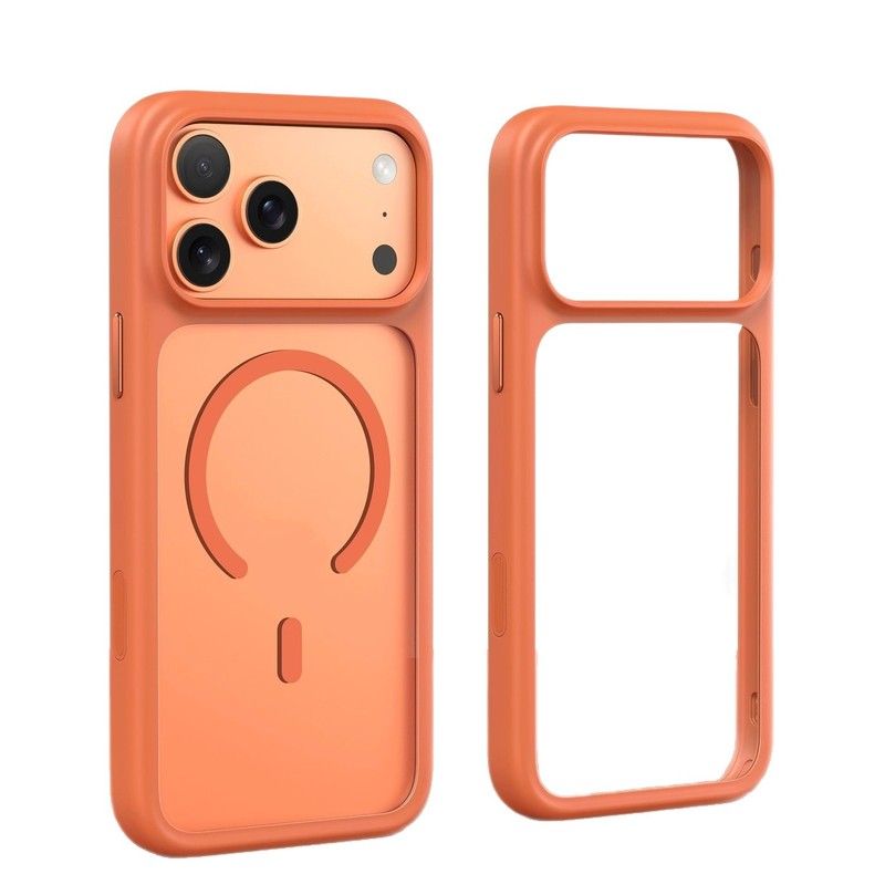 适用iPhone17pro手机壳磨砂高透磁吸苹果17Ai拍照按键防摔保护套|undefined