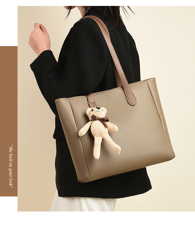 Women's Bag Tote Bag Korean Style Retro Commuter Large Capacity Bag All-match High-end Shoulder Bag_voghion.com