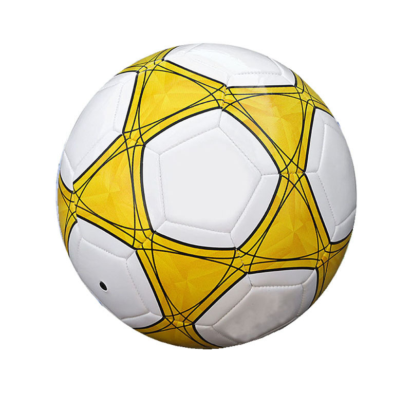 Venta directa de fábrica al por mayor de PVC cosido a prueba de explosiones No. 5 estudiantes de secundaria juegos de entrenamiento para niños fútbol interior y exterior