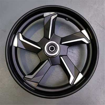 Hub Front Wheel Modified Vehicle Manufacturer Wholesale - 10215inch-wide-five-bar-xunying-48-plate-iron-covered-aluminum-black-one
