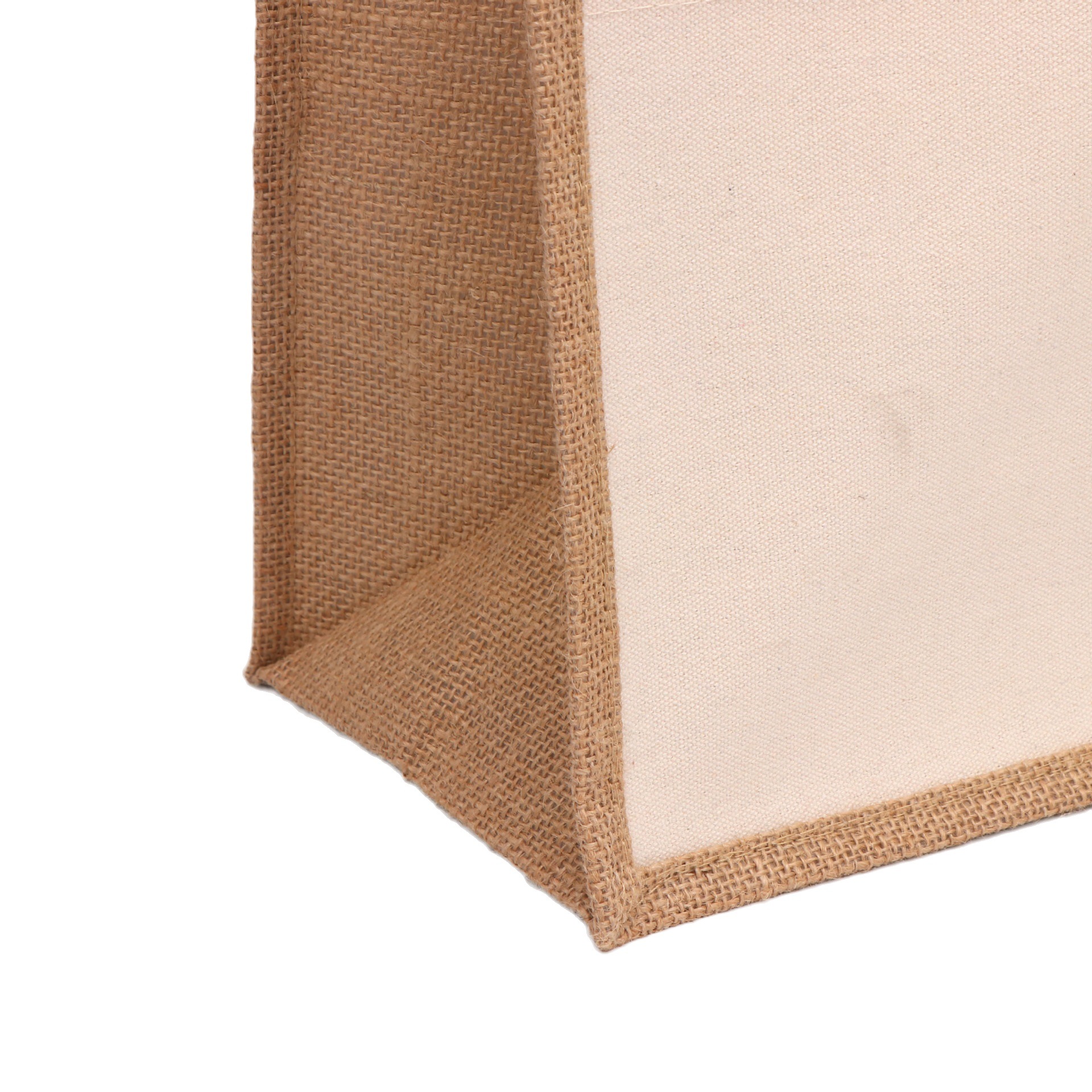 En blanco en stock exterior Pequeño bolsillo bolsa de lino personalizado núcleo Portátil Bolsa de lino vintage película compras Bolsa De yute