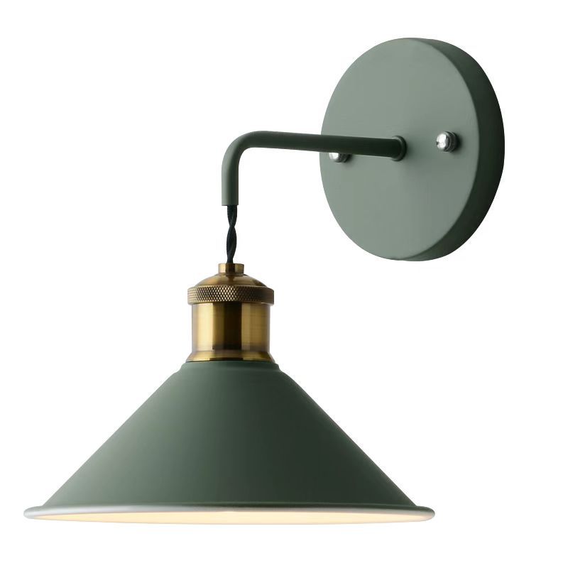 Nórdico creativo dormitorio lámpara de pared color macaron lámpara pasillo escaleras lámpara de pared simple lámpara de noche