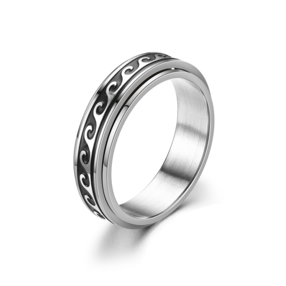 Plating Design 1 Piece Fashion Geometric Stainless Steel Plating Unisex Rings