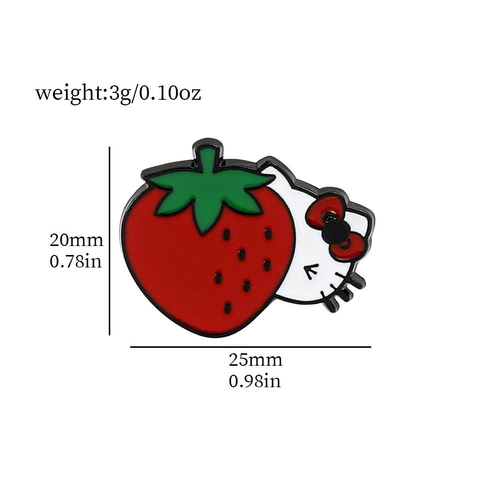 Venta caliente cien Sanrio serie de metal broche de dibujos animados coolomi Yugui perro KT gato todo-fósforo de moda insignia