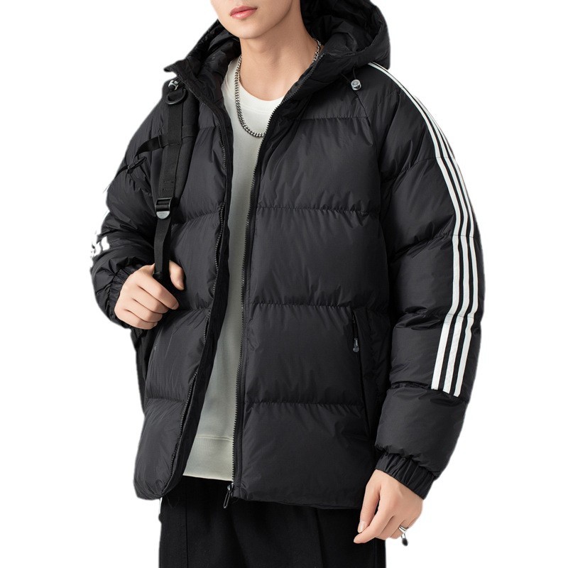 Invierno plumón ropa de algodón tendencia de hombre nueva ropa de algodón a prueba de viento frío caliente chaqueta de algodón casual chaqueta de abrigo image 6