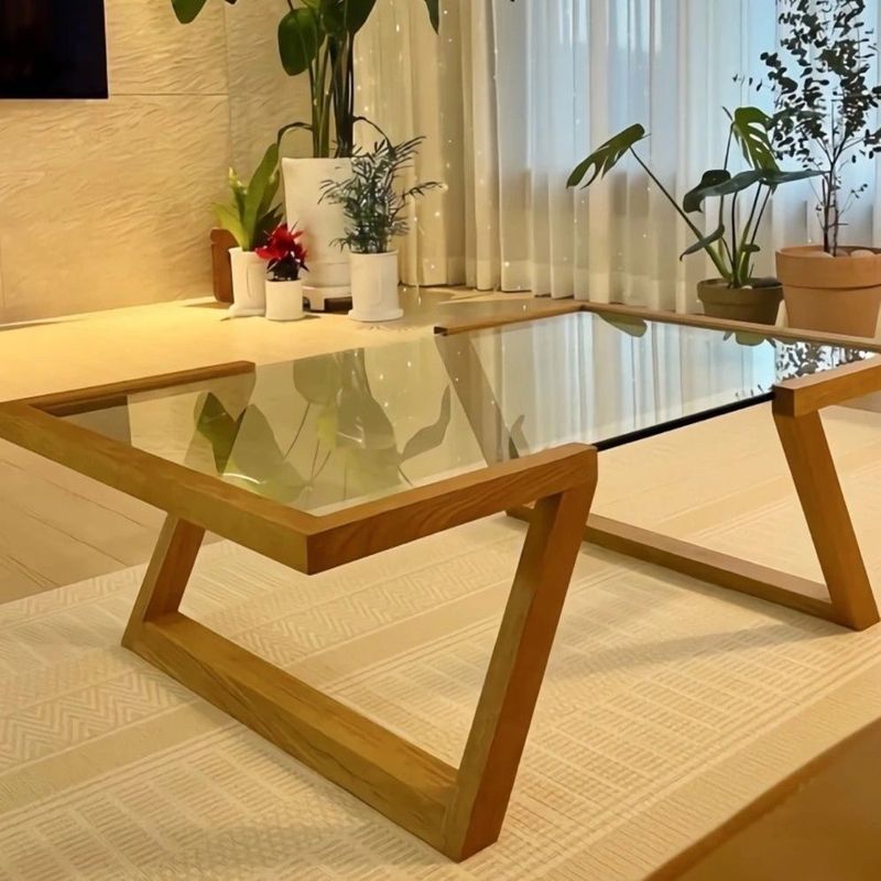 ネットセレブの芸術的なスタイル、非常に見栄えの良い中国風の無垢材コーヒーテーブル、E1レベル、取り外し可能なテーブル脚、0ホルムアルデヒド|undefined