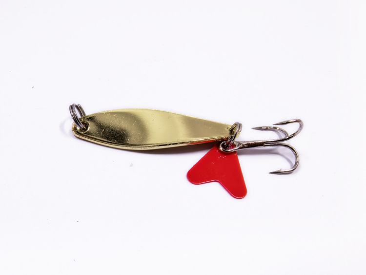 Twisted sequin gold 6g/4.5cm