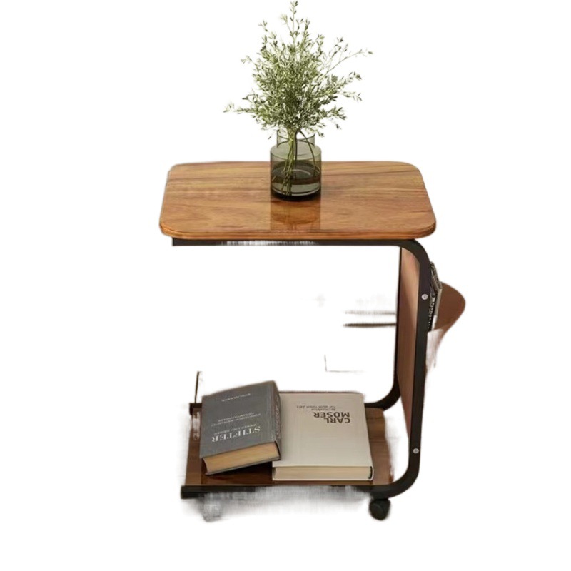 Mesa auxiliar, mesa de centro pequeña, sala de estar móvil, sofá, mesa lateral, mesa de esquina, polea, mini mesa de té, dormitorio simple, mesa auxiliar junto a la cama