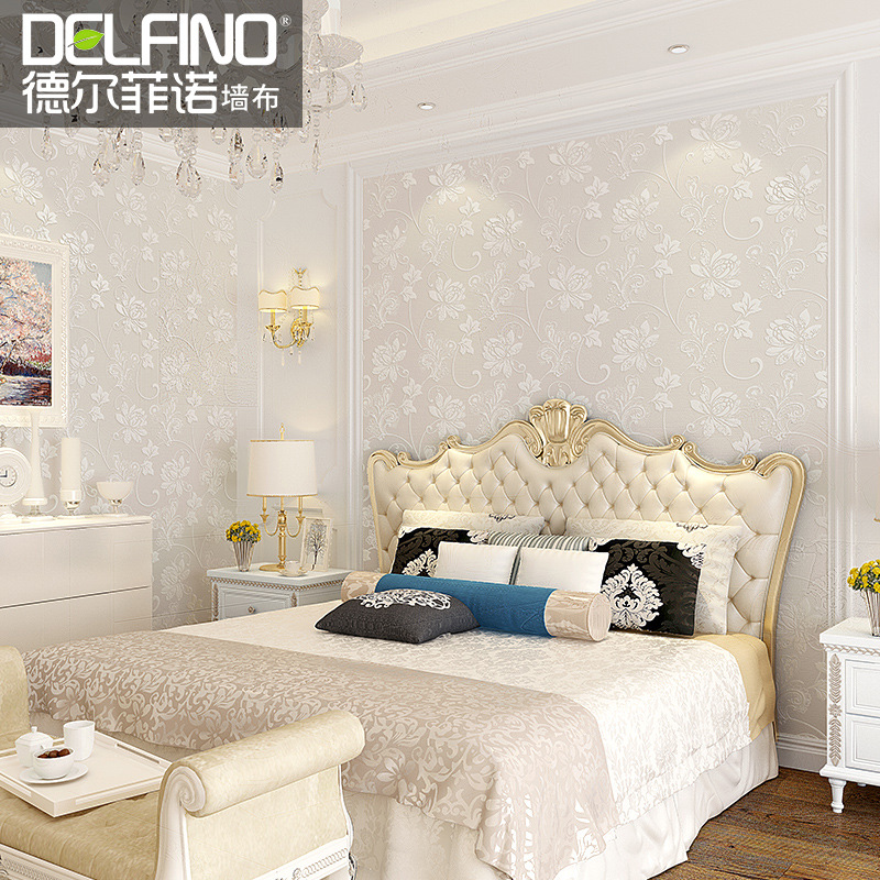 Seamless Wall Fabric for Bedroom - Luxurious Modern Minimalist Wallpaper for Living Room - TV Background Wallpaper - Whole House European Wall Covering