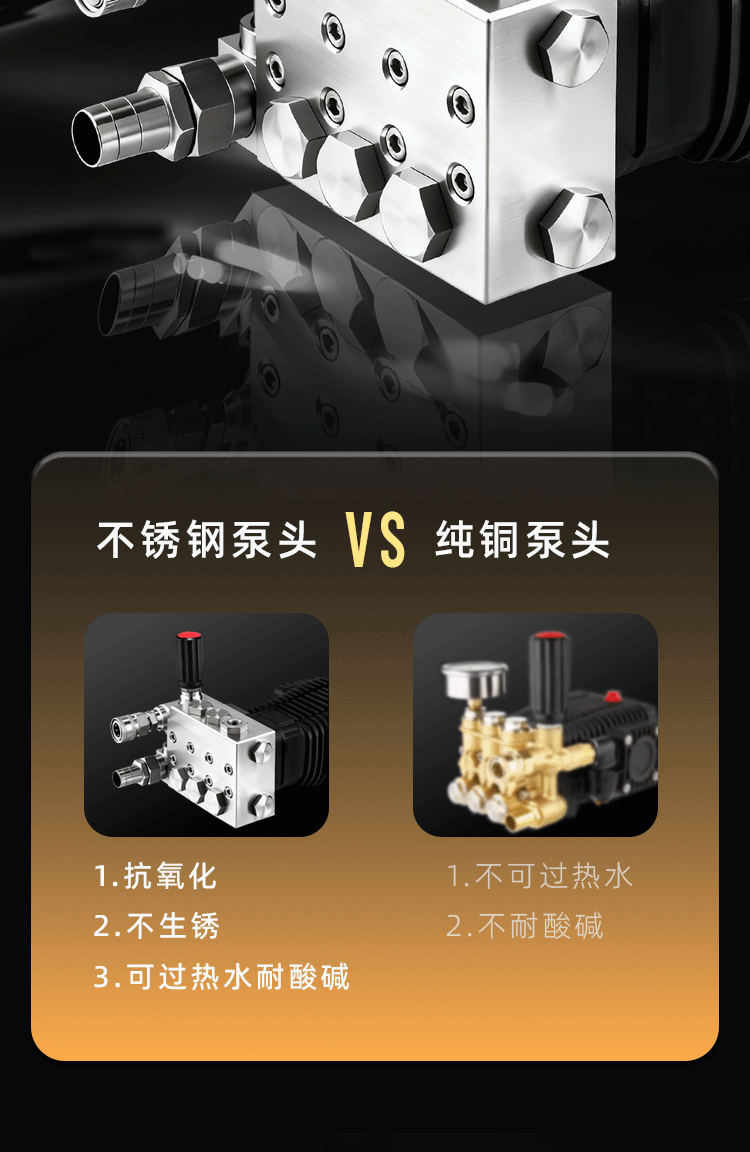 Commercial High-Pressure Cleaning Machine, High-Power Automatic High-Pressure Car Washing Machine, Kitchen High-Temperature Cleaning Water Gun, Complete Cleaning Machine
