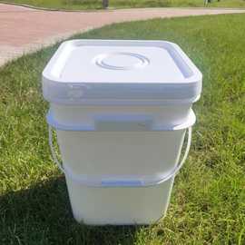 方桶20公斤包装桶20升白塑料桶图片/价格/厂家