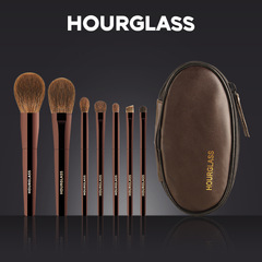 ミニ7本hourglass新型化粧セットブラシ携帯動物毛化粧ブラシ滄州化粧ブラシ卸売り