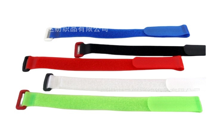 方扣粘扣带黑色印字绑带魔术贴绑带魔术带超声波电压魔术贴背靠背