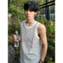 修身青少年男士条纹背心