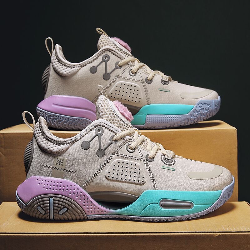 Wade All City 9 Marshmallow Sound-Emitting Basketball Shoes Cement Full 10 Men's and Women's Basketball Shoes Youth Practical Basketball Shoes