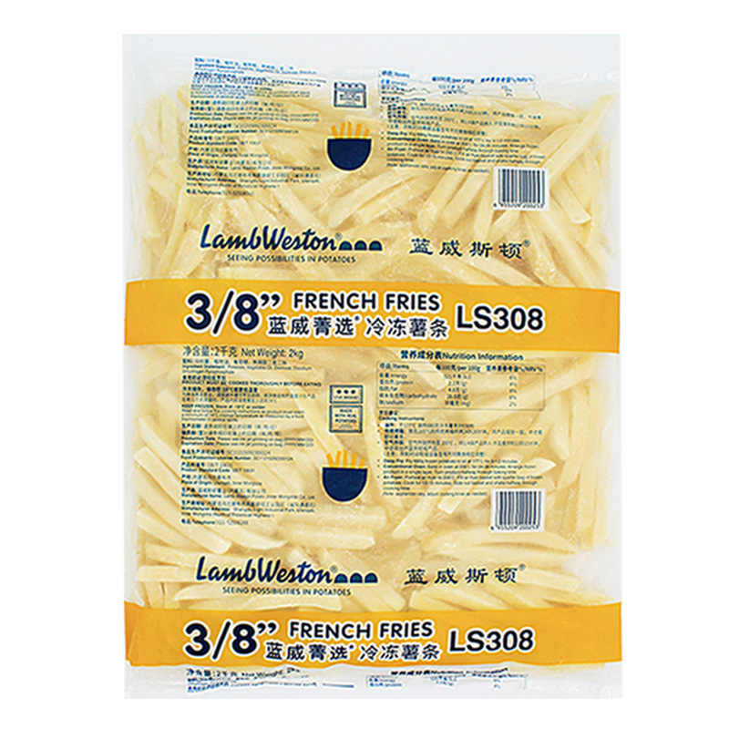 Lamb Weston 3/8 thick potato 2kg+250g tomato paste