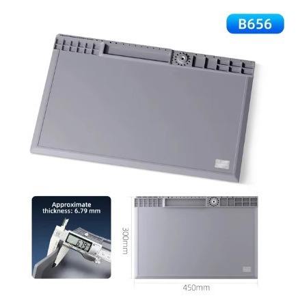 238 带磁性耐高温维修工作台 隔热垫风枪烙铁 防滑硅胶桌垫