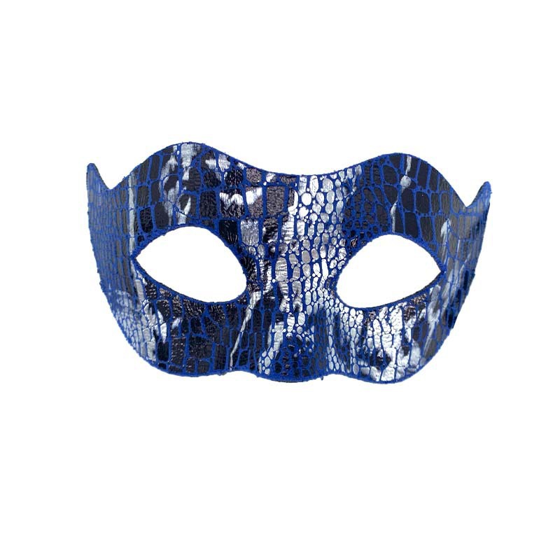 Máscaras de pareja media cara máscaras de baile piel de serpiente piel de cocodrilo máscaras de ojos fiesta de Halloween luchador jugueteo props