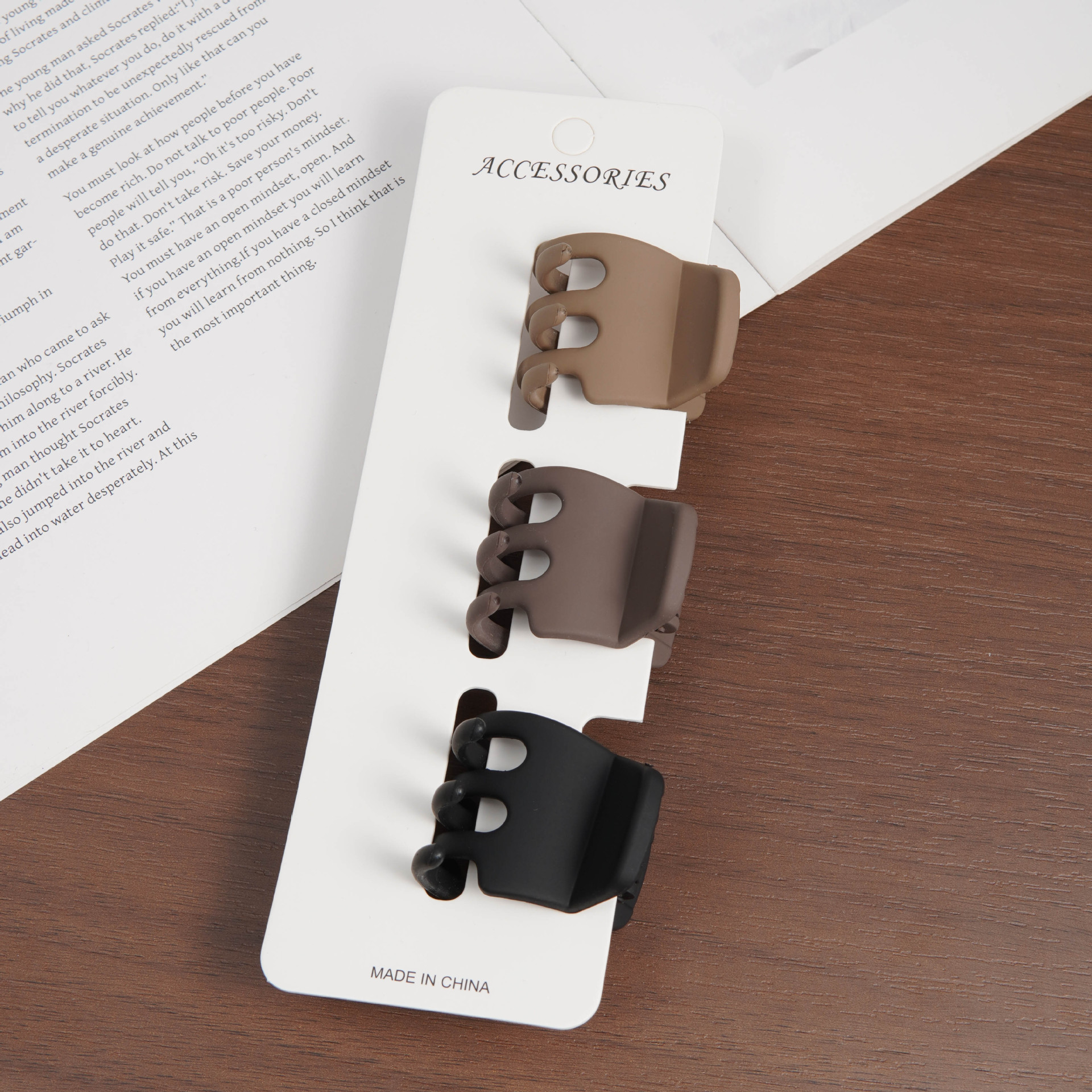 3.5cm 상단 카드(반투명) 3개 세트