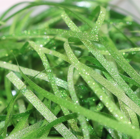 Glitter caja de regalo de plata caliente de la decoración de la boda de relleno caja de dulces DIY papel desmenuzado de seda