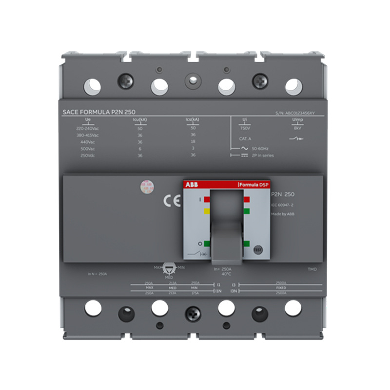 ABB代理商P塑壳断路器现货直供P1H 160 TMF 16-450 4p P MP