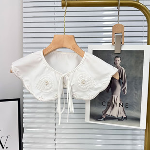 in stock wholesale Korean version of white fake collar children's cute age-reducing doll collar all-match skirt small shawl decorative collar