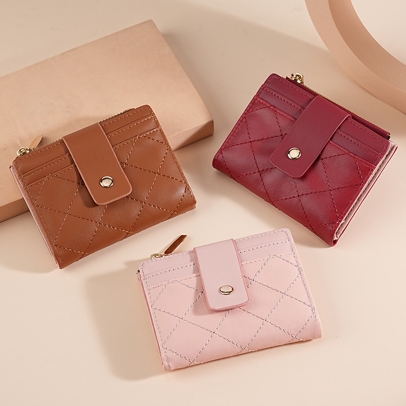 Nuevo bolso de cambio de damas, bolso multi-tarjeta, bolso multifuncional, bolso de tarjetas de almacenamiento de certificados, bolso de tarjetas simple.
