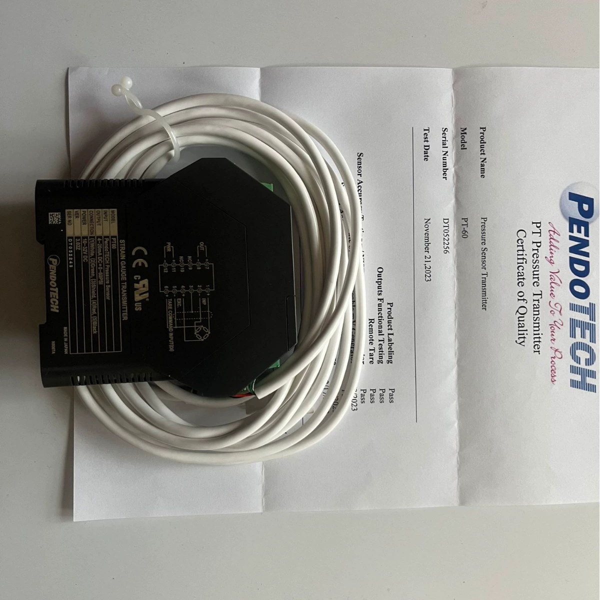 PENDOTECH PT-6 Датчик давления DT052256