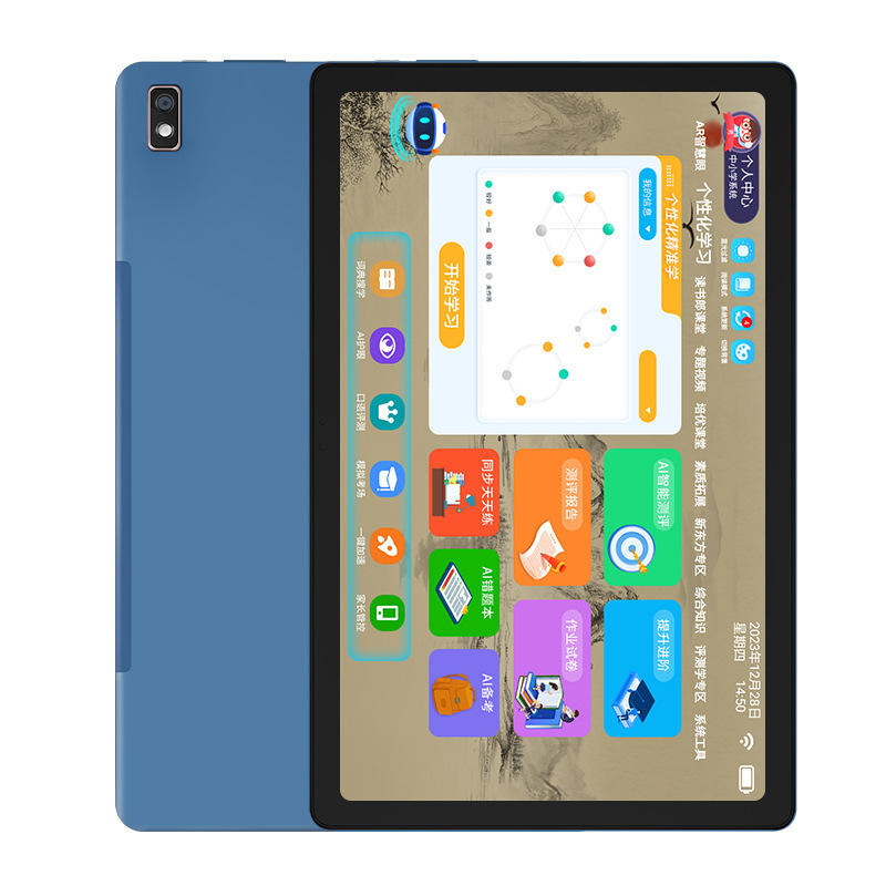 10.1インチ大メモリ小中高校AG防グレア保護眼学習同期教育学習機タブレット|undefined