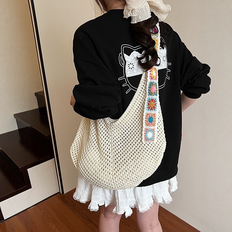 Fashionable Knitted Bags for Women 2025 New Knitted Handbags Fashionable Large Capacity Tote Bags Vacation Beach Bags Fashionable Knitted Bags for Women 2025 New Knitted Handbags Fashionable Large Capacity Tote Bags Vacation Beach Bags