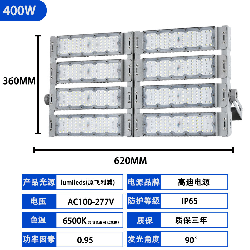LEDモジュールトンネルライト 工事現場広場サッカー場高柱照明屋外防水看板モジュール投光器|undefined